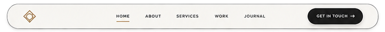 Navigation bar section